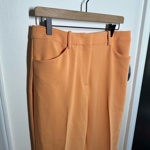 NEW Scoop Orange High Waisted Trouser Pants Size Medium - Picture 4 of 12